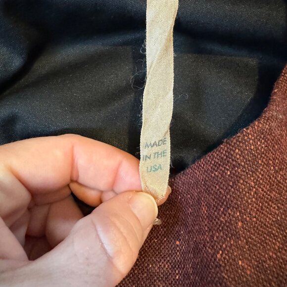 Bailey 44 Mini Tank Dress Burgundy Grey Brown Colorblock Wool Silk Blend Size M - Picture 6 of 11